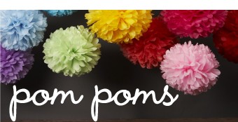 Image decorative tissue paper pom pom