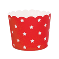 Paper Eskimo Red & White Stars Baking Cups