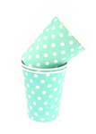 Sambellina Blue & White Polkadot paper cups