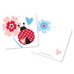 Gift Tags Poppiseed Designs Ladybug Love 12 pack