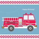 Birthday Card Just Smitten Fireman Tom