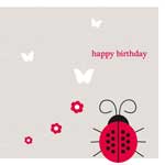 Birthday Card Just Smitten Ladybird Adventure