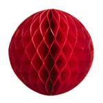 Poppies for Grace Honeycomb Tissue Ball Large Red