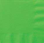 Solid Lime Green Paper Napkins