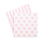 Paper Eskimo Marshmellow Pink Napkins