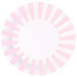 Paper Eskimo Marshmellow Pink Plates