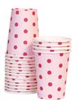 Paper Eskimo Pink Floss Cups