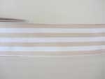 Ribbon Provence Taupe & White Stripe