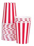 Paper Eskimo Candy Cane Red Cups