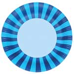 Paper Eskimo Sherbet Blue Plate