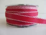 Stephanie Red Ribbon with red & white trim