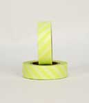 Washi Tape Lime Stripe