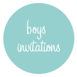 Boy's Party Invitations