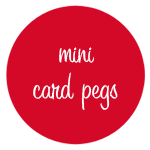 Mini Card Pegs