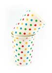 Sambellina Multicoloured Paper Cups
