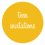 Teen Party Invitations