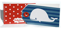 Gift Tag KatyJane Designs Blue Whale